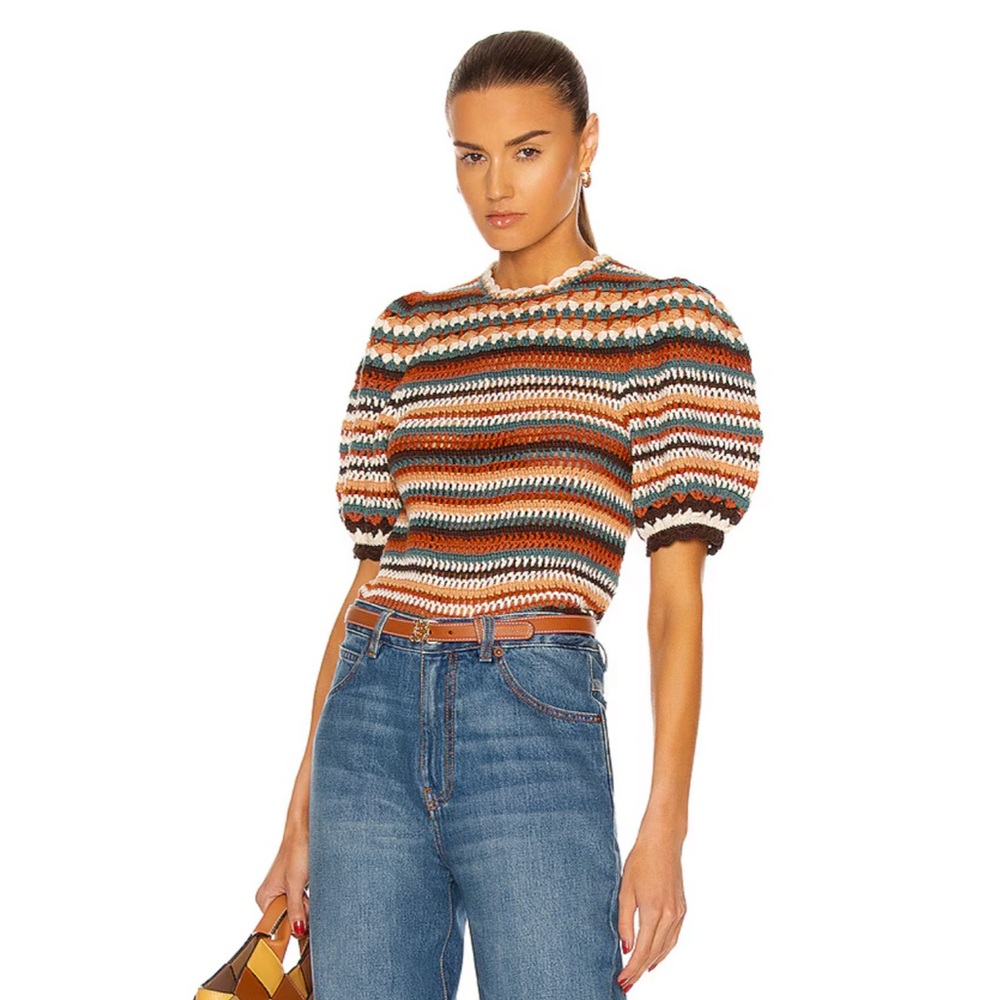 Ulla Johnson Multicolor Striped Sweater